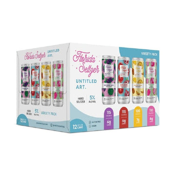 Untitled Art. Florida Seltzer Variety 12-Pack - ForWhiskeyLovers.com