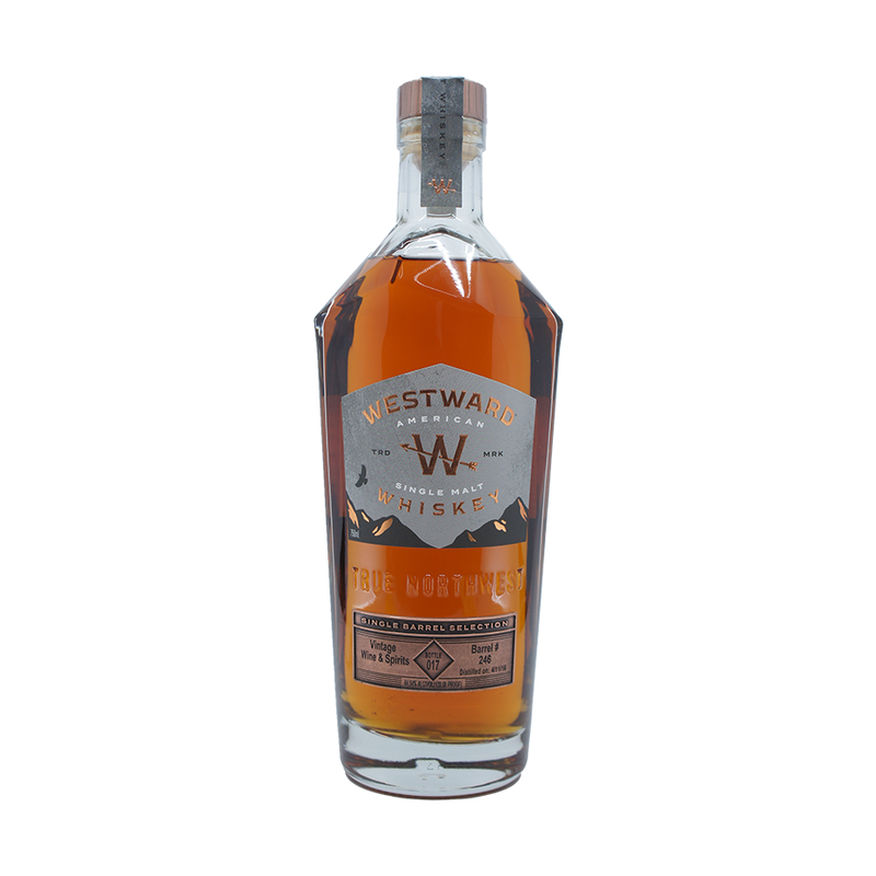 Westward American Single Malt Private Selection Single Barrel Whiskey - ForWhiskeyLovers.com