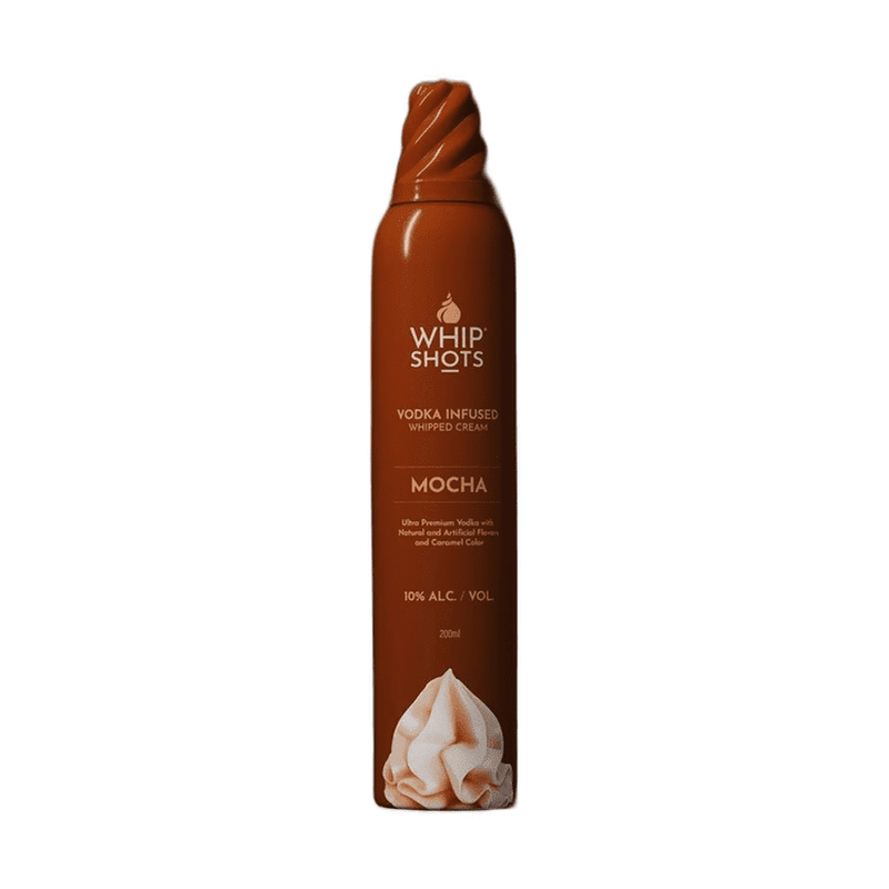 Whipshots Mocha Vodka Infused Whipped Cream 200ml - ForWhiskeyLovers.com