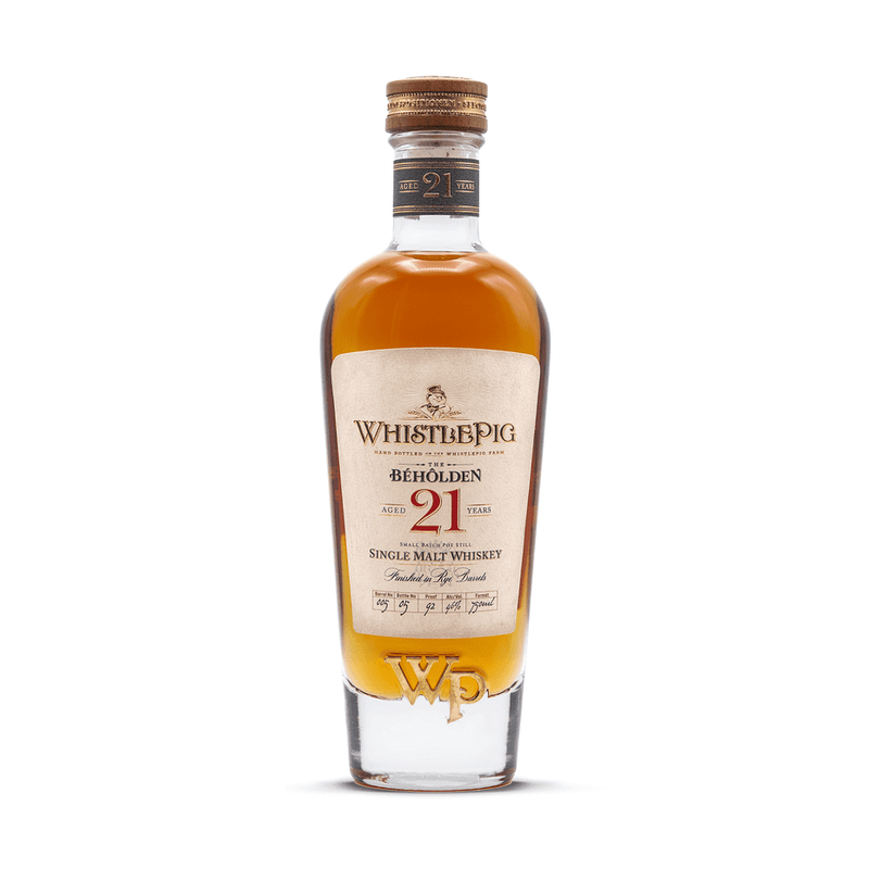 WhistlePig 21 Year Old 'The Beholden' Single Malt Whiskey - ForWhiskeyLovers.com