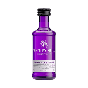 Whitley Neill Rhubarb & Ginger Gin 50ml - ForWhiskeyLovers.com