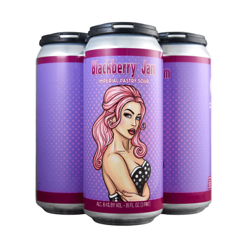 Wild Barrel Brewing 'Blackberry Jam' Imperial Pastry Sour Beer 4-Pack - ForWhiskeyLovers.com