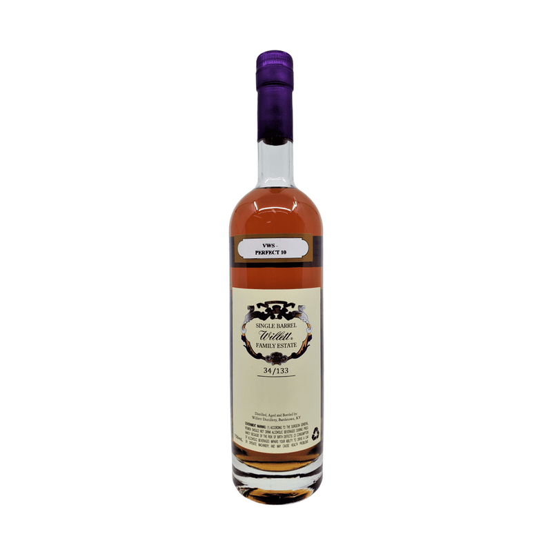 Willett 10 Year Old Family Estate Bottled Single Barrel Straight Bourbon Whiskey Selected By VWS - ForWhiskeyLovers.com