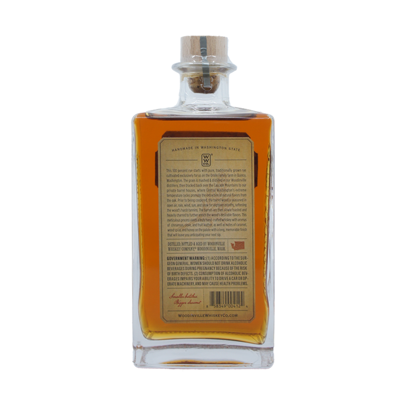Woodinville Straight 100% Rye Whiskey - ForWhiskeyLovers.com