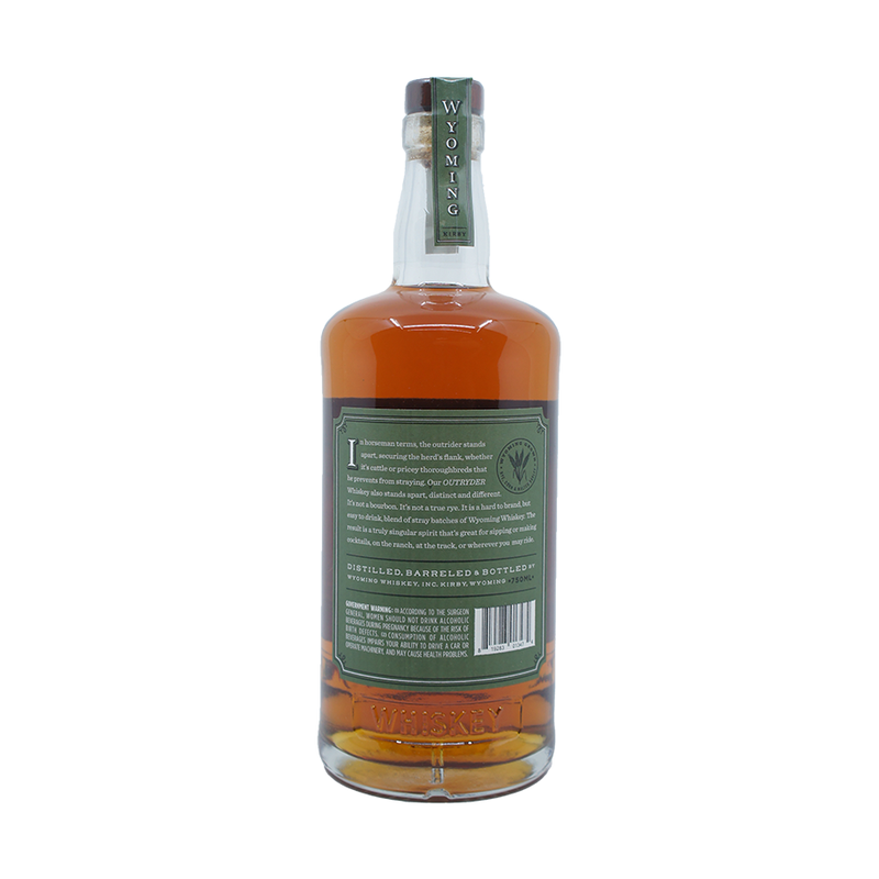 Wyoming Whiskey Outryder Straight American Whiskey 750mL - ForWhiskeyLovers.com