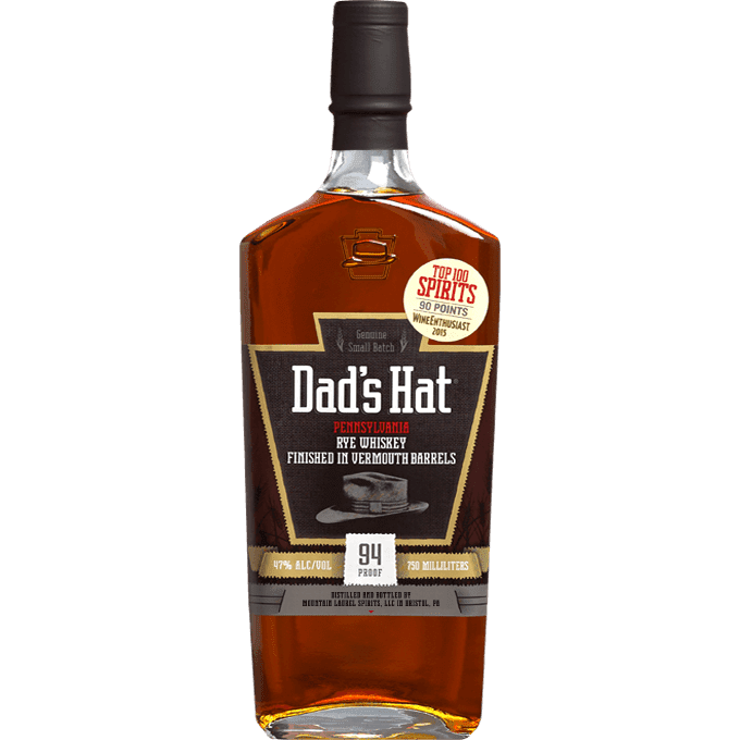 Dad's Hat Rye Whiskey Vermouth Barrel Finish 750ml - ForWhiskeyLovers.com