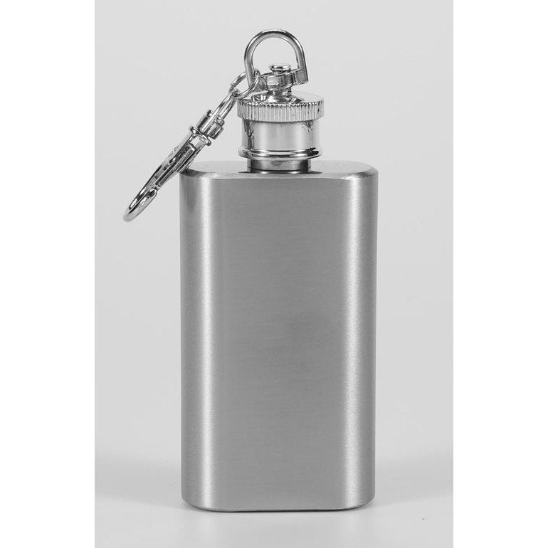 Portable Stainless Steel 1-2 Oz Hip Flask - ForWhiskeyLovers.com