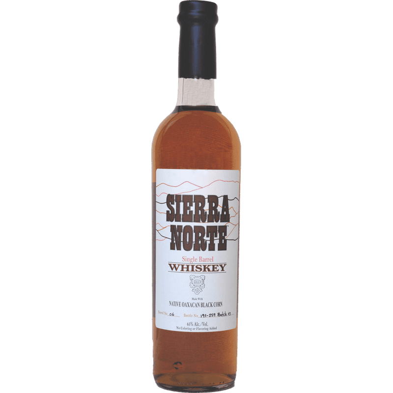 Sierra Norte Single Barrel Black Corn Whiskey 750mL - ForWhiskeyLovers.com