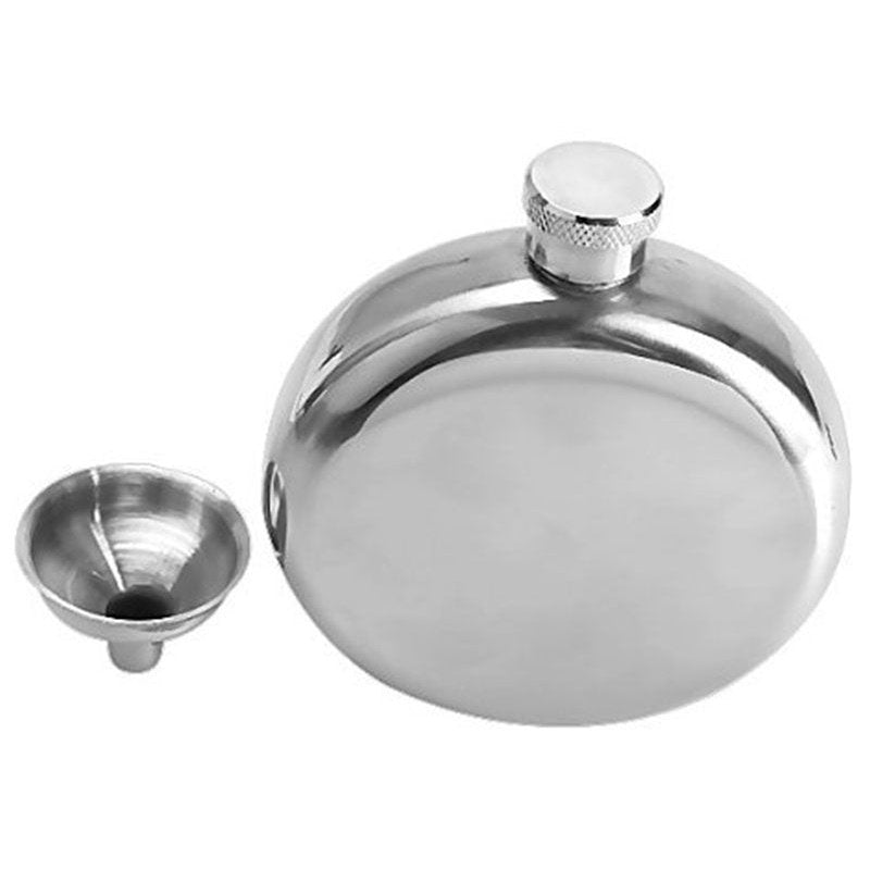 Stainless Steel "Perfume Bottle" Flask - ForWhiskeyLovers.com