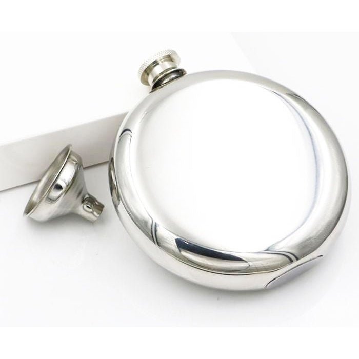 Stainless Steel "Perfume Bottle" Flask - ForWhiskeyLovers.com