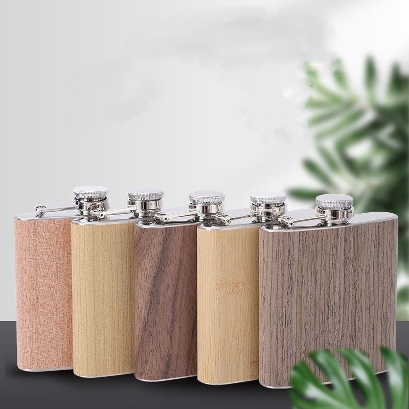 Vintage Stainless Steel Spirits Flasks - ForWhiskeyLovers.com