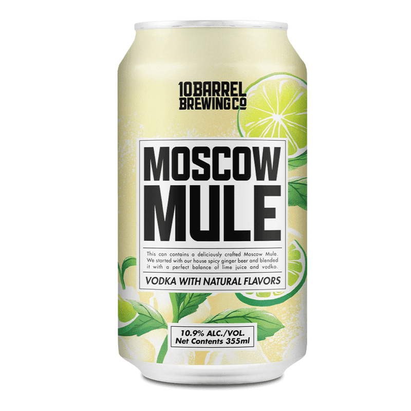 10 Barrel Brewing Co. Moscow Mule Vodka Cocktail 4-Pack - ForWhiskeyLovers.com