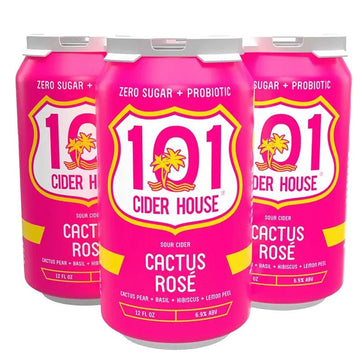 101 Cider House Cactus Rosé Sour Cider 4-Pack - ForWhiskeyLovers.com