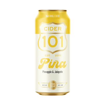 101 Cider House Pina Cider Single Can - ForWhiskeyLovers.com