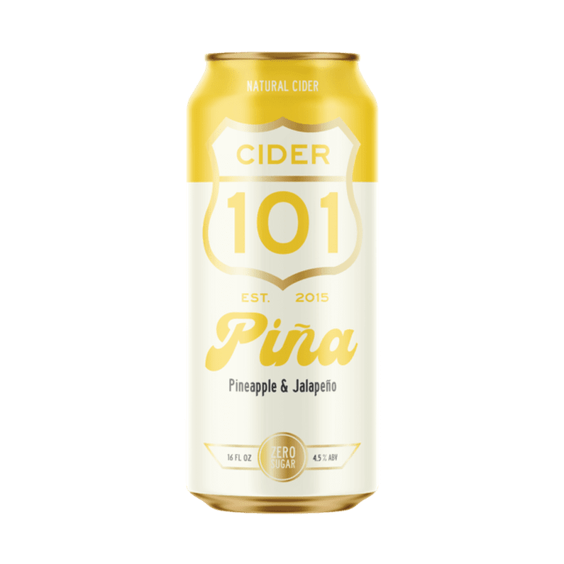 101 Cider House Pina Cider Single Can - ForWhiskeyLovers.com