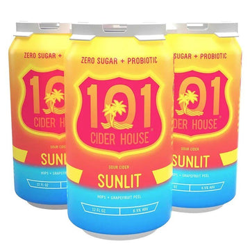 101 Cider House Sunlit Sour Cider 4-Pack - ForWhiskeyLovers.com