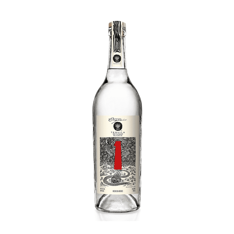 123 Organic Blanco Uno Tequila - ForWhiskeyLovers.com