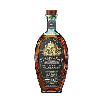 15 Stars First West Small Batch Bourbon Whiskey - LoveScotch.com