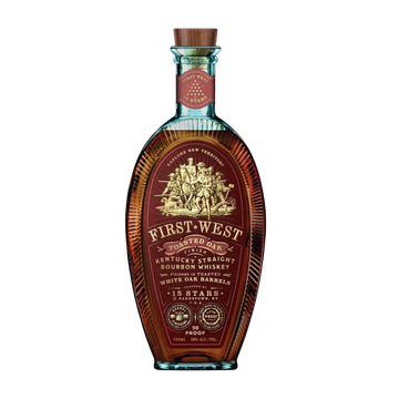 15 Stars First West Toasted Oak Bourbon Whiskey - ForWhiskeyLovers.com