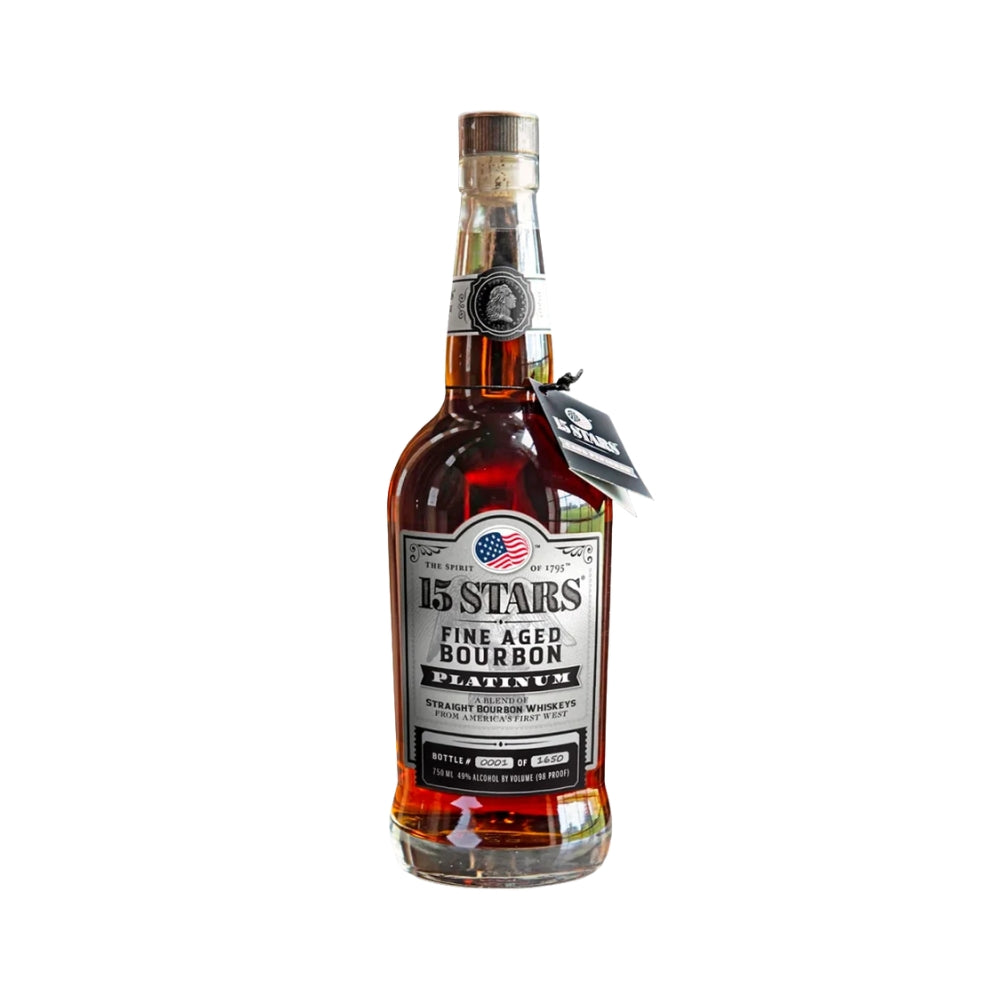 15 Stars Platinum 10 Year Old Straight Bourbon Whiskey - LoveScotch.com