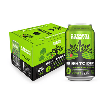 2 Town Ciderhouse 'Brightcider' 6-Pack - ForWhiskeyLovers.com