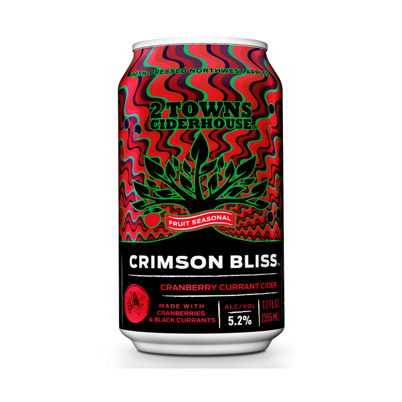 2 Towns Ciderhouse Crimson Bliss Cider 6-Pack - ForWhiskeyLovers.com
