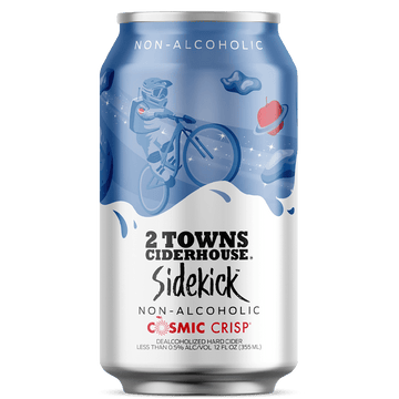 2 Towns Ciderhouse Sidekick Non Alcoholic Cosmic Crisp - ForWhiskeyLovers.com