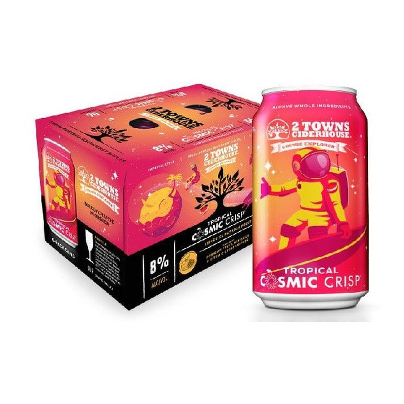 2 Towns Ciderhouse 'Tropical Cosmic Crisp' 6-Pack - ForWhiskeyLovers.com