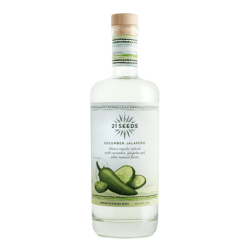 21 Seeds Cucumber Jalapeno Infused Blanco Tequila - ForWhiskeyLovers.com