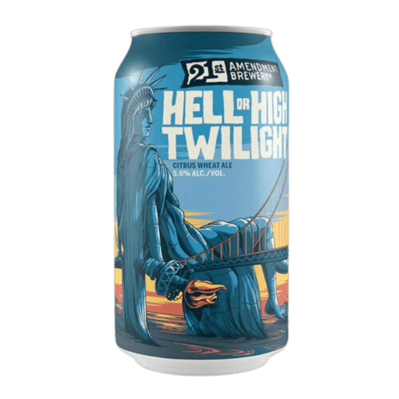 21st Amendment Brewing 'Twilight Wheat' Wheat Beer 6-Pack - ForWhiskeyLovers.com