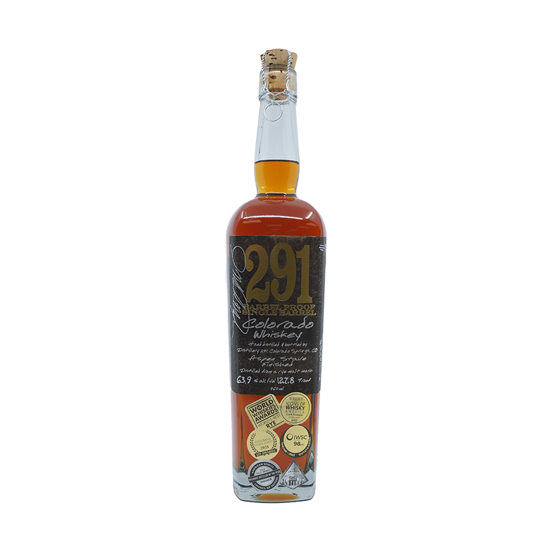 291 Barrel Proof Single Barrel Colorado Bourbon Whiskey - ForWhiskeyLovers.com