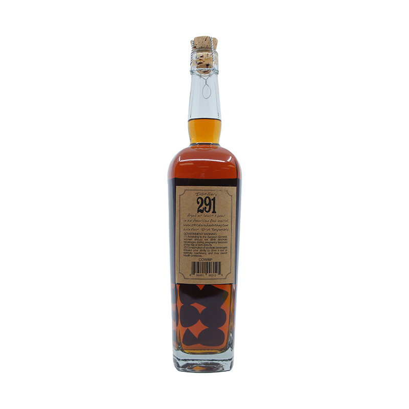 291 Barrel Proof Single Barrel Colorado Bourbon Whiskey - ForWhiskeyLovers.com
