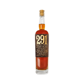 291 Colorado Barrel Proof Straight Rye Whiskey Finished with Aspen Wood Staves 750 ml - ForWhiskeyLovers.com