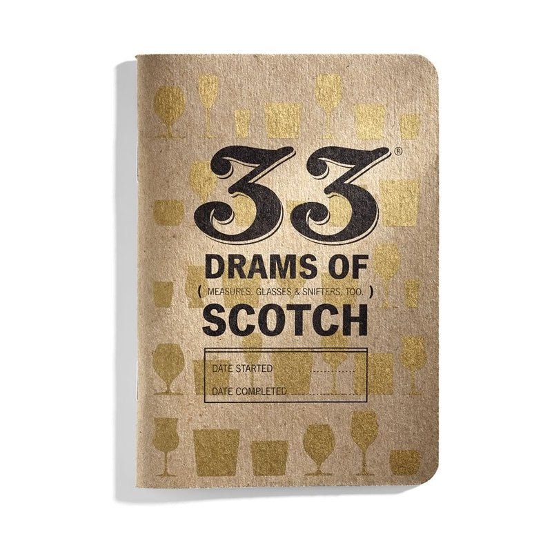 33 Drams of Scotch Tasting Book - ForWhiskeyLovers.com