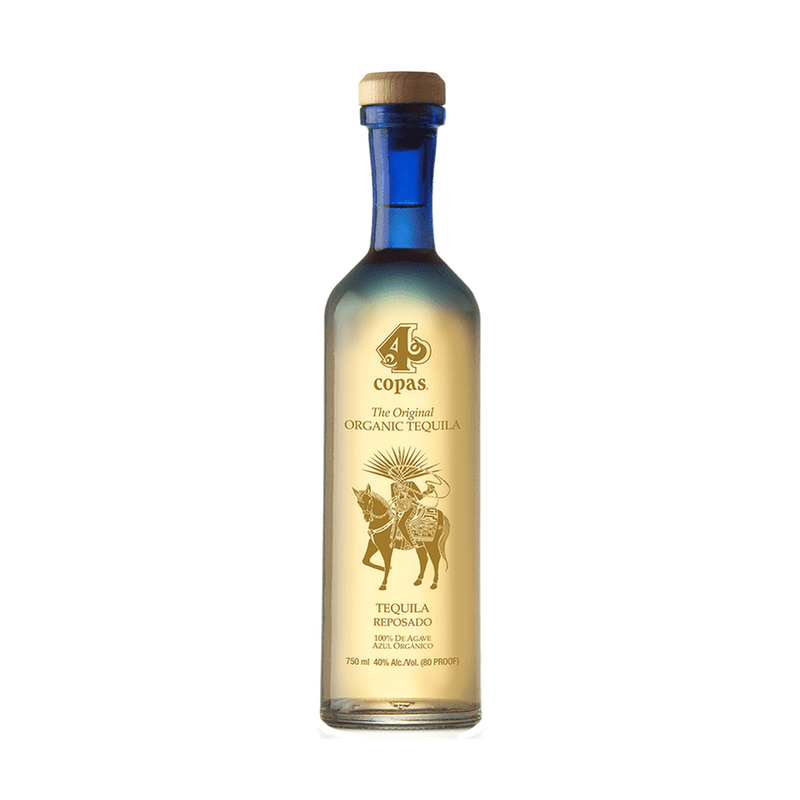 4 Copas Reposado Tequila - ForWhiskeyLovers.com