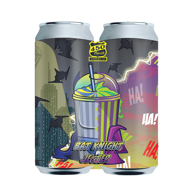 450 North Brewing Co. Bat Knight vs Jester Slushy XXL Sour Ale Beer 4-Pack - ForWhiskeyLovers.com