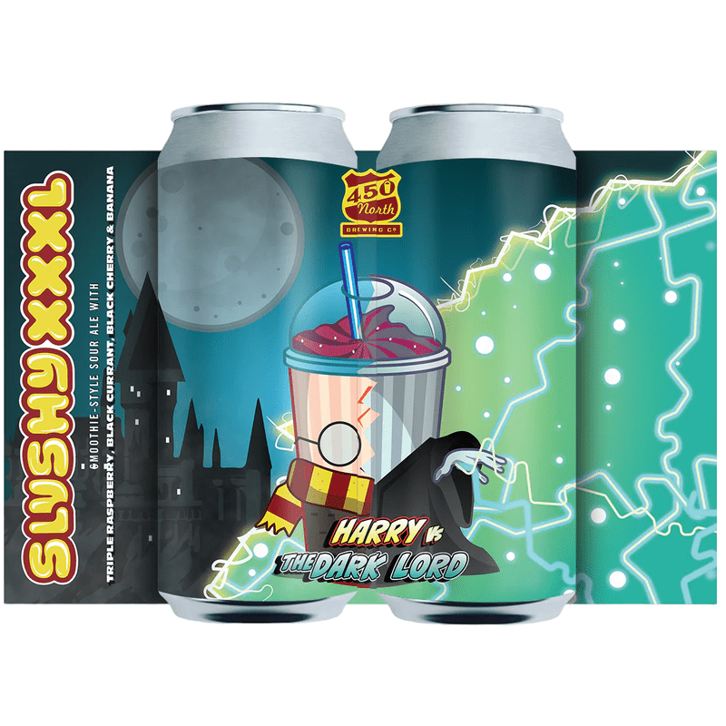 450 North Brewing Co. Harry vs The Dark Lord Slushy XXXL Sour Ale Beer 4-Pack - ForWhiskeyLovers.com