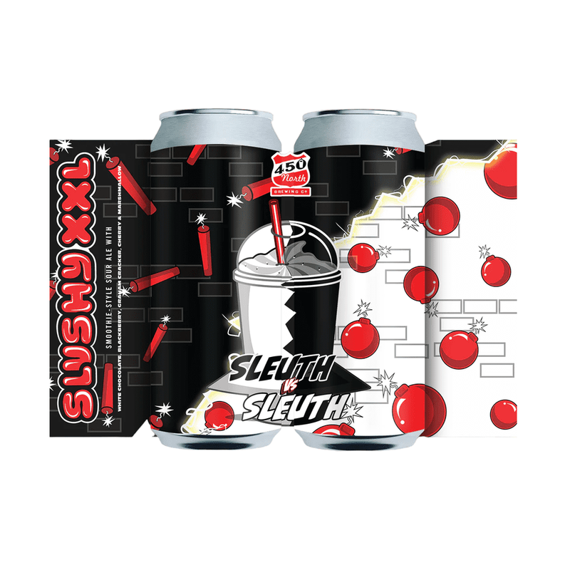 450 North Brewing Co. Sleuth vs Sleuth Slushy XXL Sour Ale Beer 4-Pack - ForWhiskeyLovers.com
