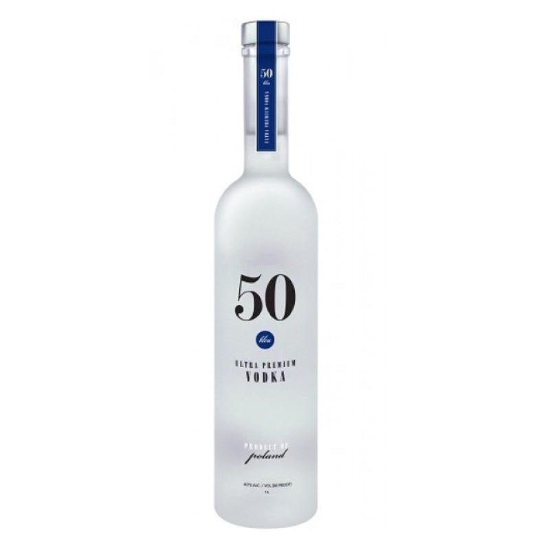 50 Bleu Ultra Premium Vodka - ForWhiskeyLovers.com
