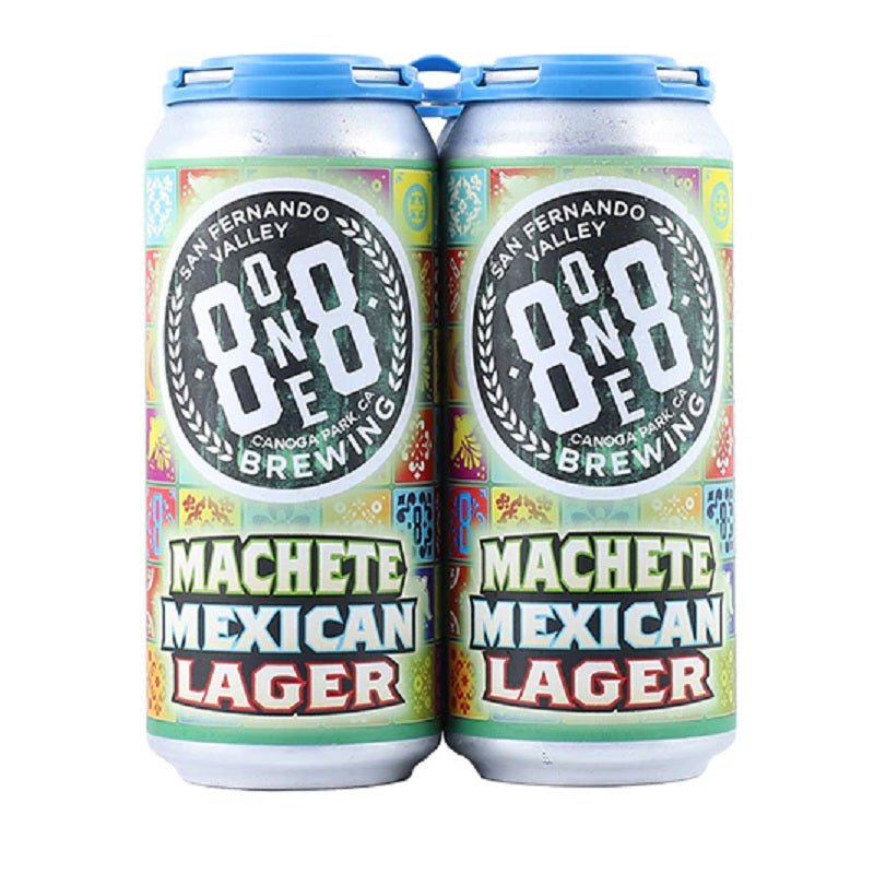 8one8 Brewing 'Machete Mexican Lager' Beer 4-Pack - ForWhiskeyLovers.com