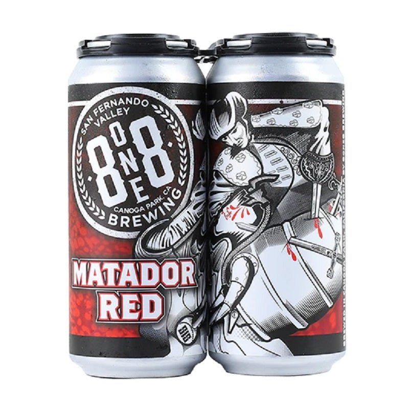 8one8 Brewing 'Matador Red' American Red Ale Beer 4-Pack - ForWhiskeyLovers.com