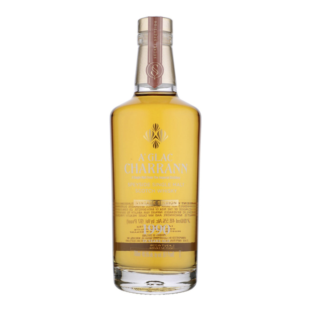 A'Glac Charrann Secret Speyside 1990 32 Year Old Single Malt Scotch Whisky - ForWhiskeyLovers.com