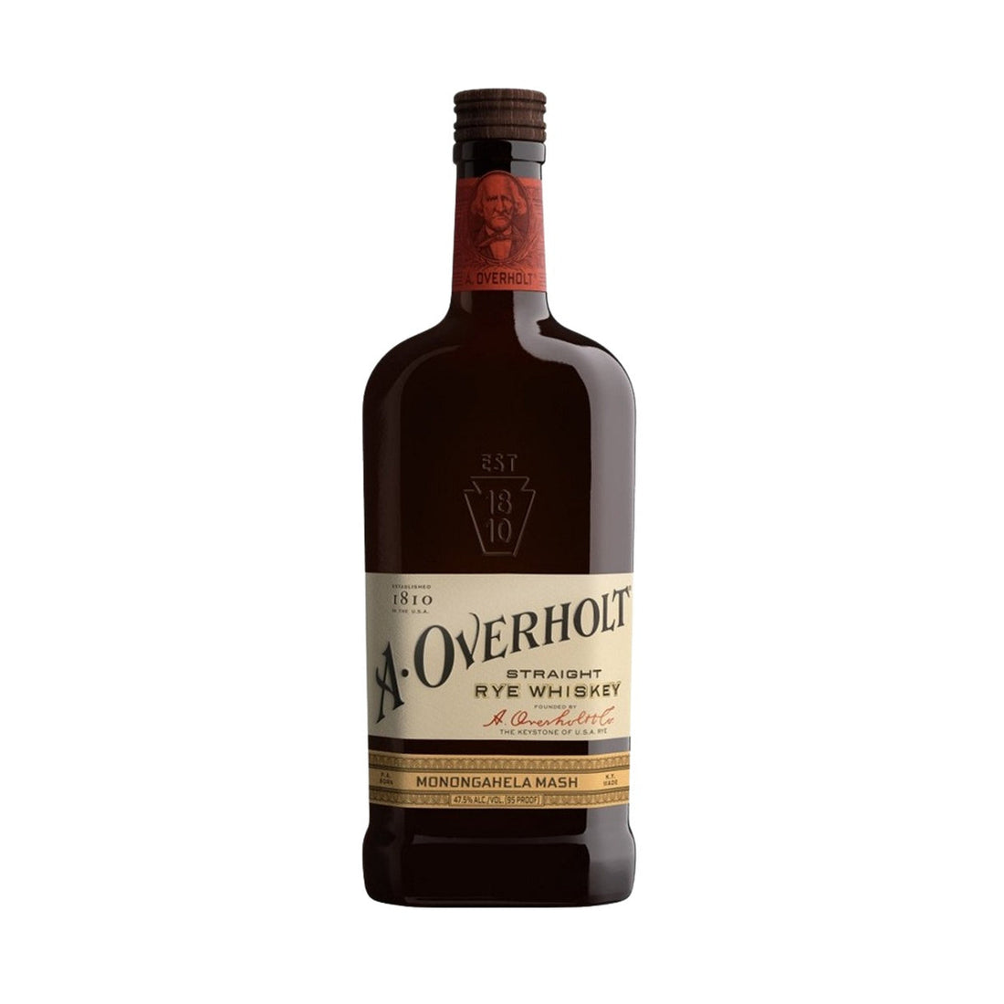 A. Overholt 4 Year Old Monongahela Mash Straight Rye Whiskey - ForWhiskeyLovers.com