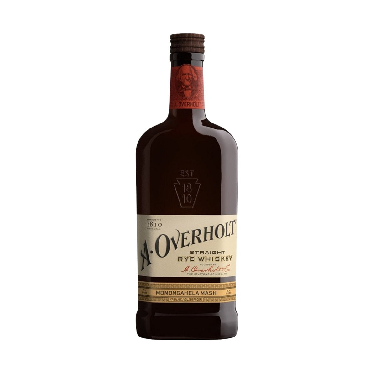 A. Overholt 4 Year Old Monongahela Mash Straight Rye Whiskey - ForWhiskeyLovers.com
