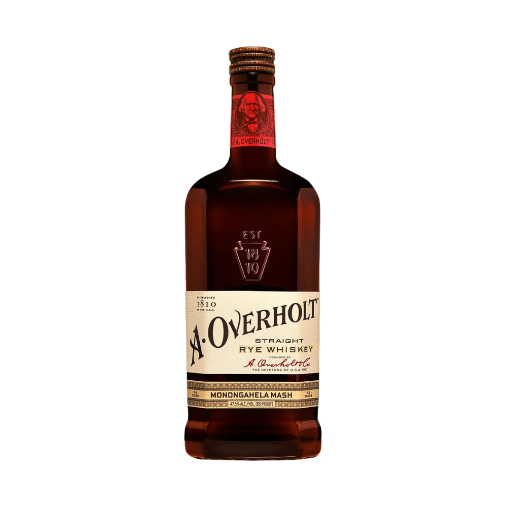 A Overholt Straight Rye Monongahela Mash 4 year 750 ML - ForWhiskeyLovers.com