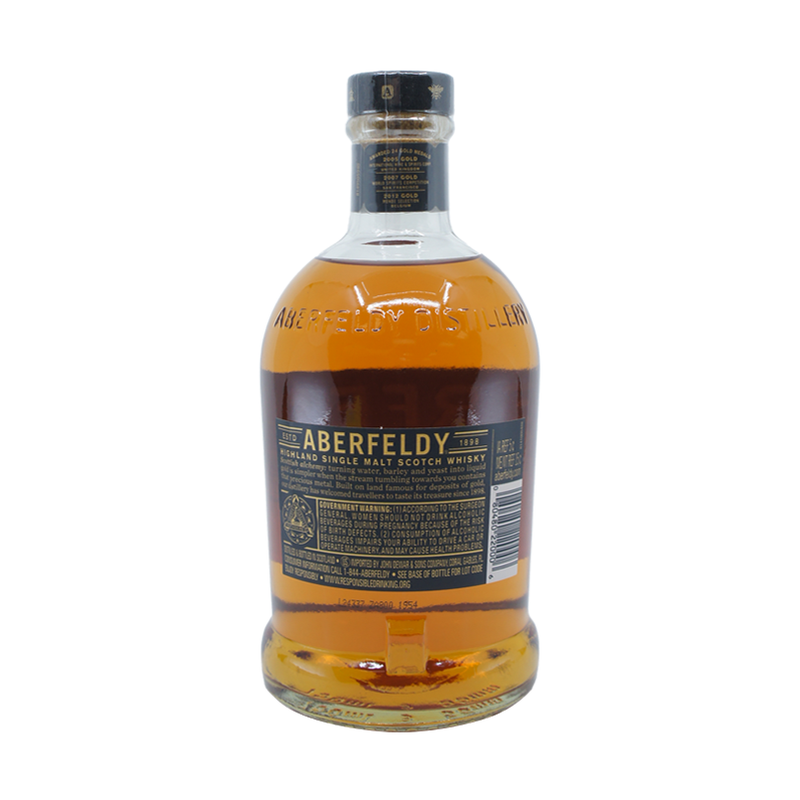 Aberfeldy 12 Year Old Highland Single Malt Scotch Whisky - ForWhiskeyLovers.com