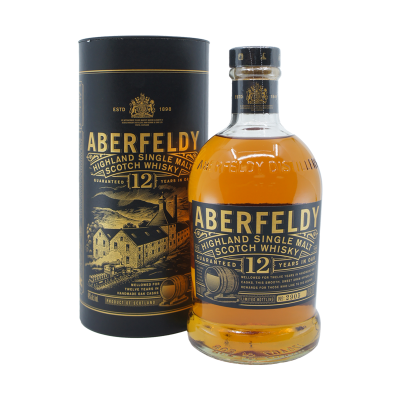 Aberfeldy 12 Year Old Highland Single Malt Scotch Whisky - ForWhiskeyLovers.com
