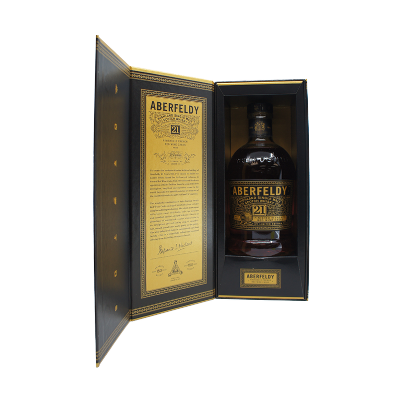 Aberfeldy 21 Year Limited Edition St-Emilion French Wine Cask Finish - ForWhiskeyLovers.com