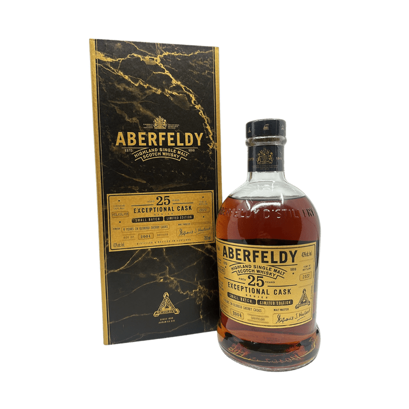 Aberfeldy 25 Year Exceptional Cask Single Malt Scotch Whisky - ForWhiskeyLovers.com