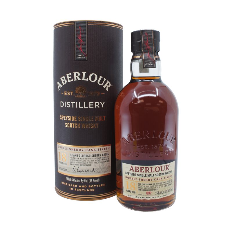 Aberlour 18 Year Old Double Cask Matured Highland Single Malt Scotch Whisky - ForWhiskeyLovers.com